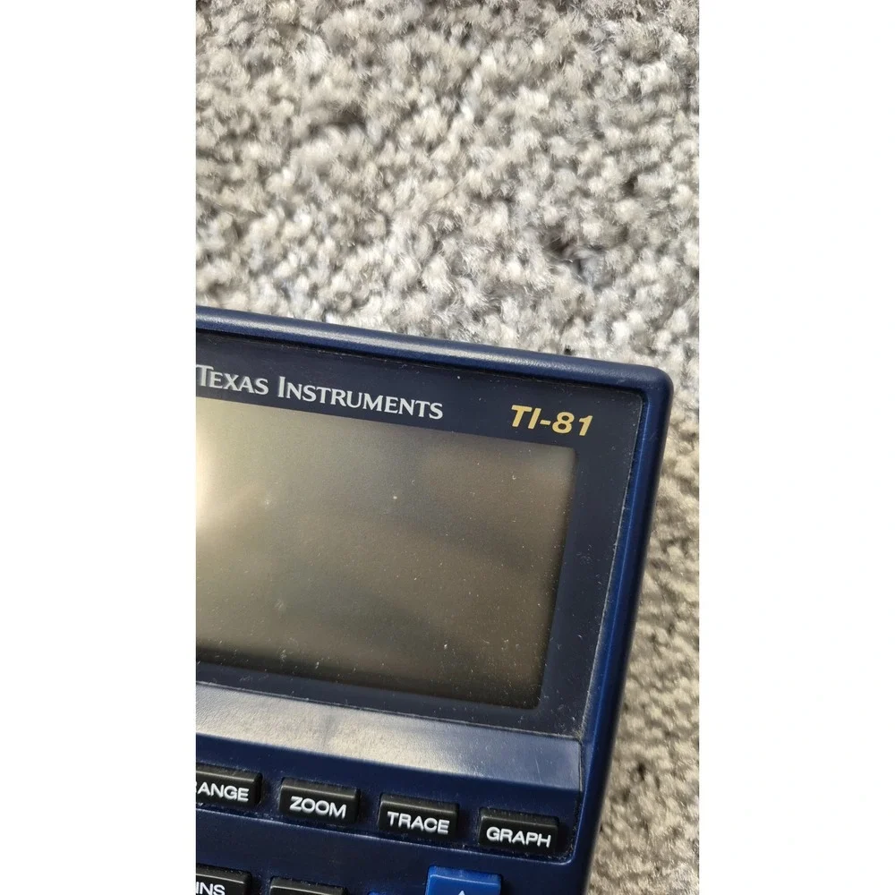 Texas Instruments TI-81 GRAPHING CALCULATOR with Cover -‎ Fully Tested